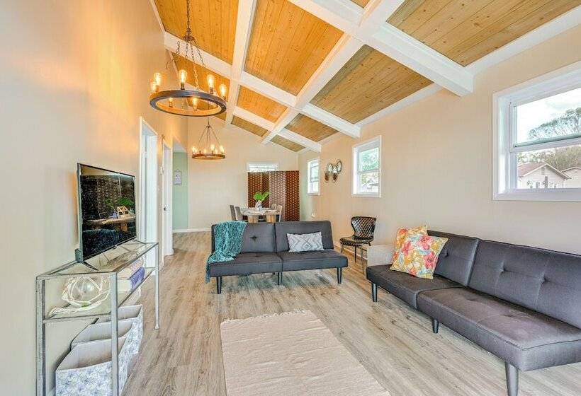 Serene Lakefront Standish Home W/ Fire Pit & Grill