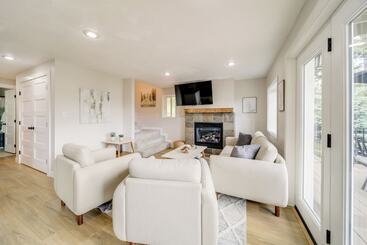 Tree Lined Hayden Home W/ Hot Tub & Lake Views!