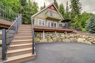 Tree Lined Hayden Home W/ Hot Tub & Lake Views!