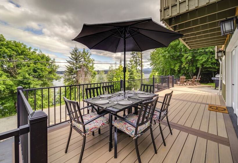 Tree Lined Hayden Home W/ Hot Tub & Lake Views!