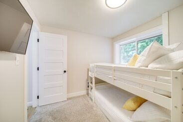 Tree Lined Hayden Home W/ Hot Tub & Lake Views!