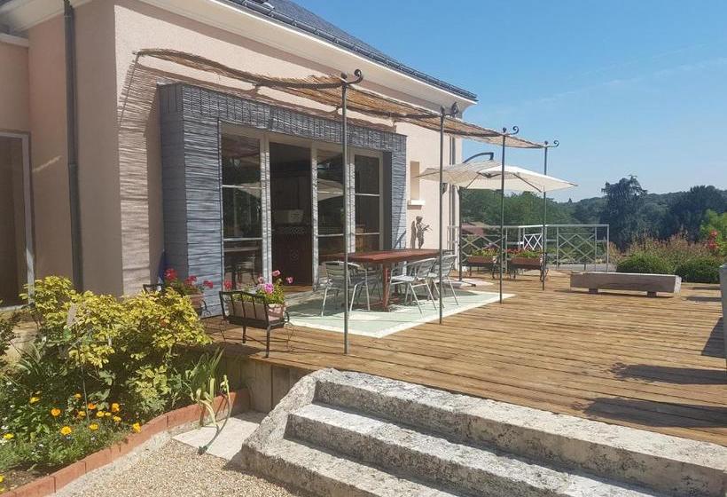 민박 Les Mazeraies Maison D Hotes Avec Spa
