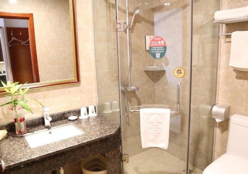 فندق Greentree Inn Shandong Zaozhuang Shanting Jinkeguoji Yijiaren Business