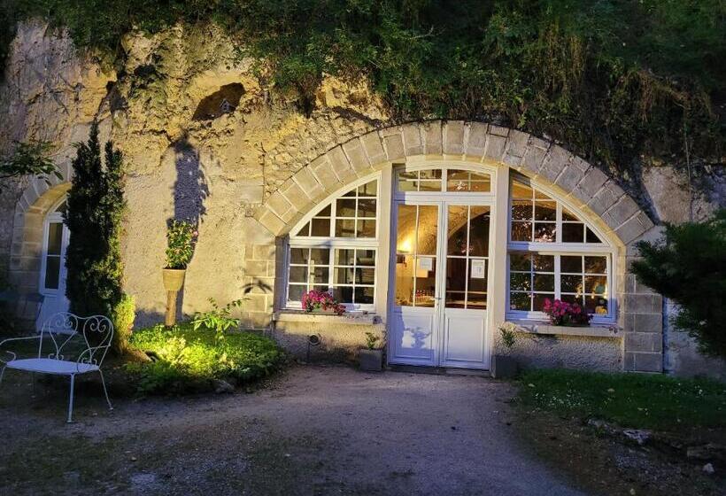 تختخواب و صبحانه Chambres D Hôtes Troglodytes Le Clos De L Hermitage
