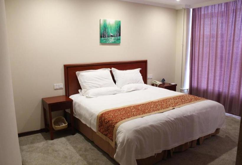 هتل Greentree Inn Shanghai Pudong Airport Huaxia East Road Railway Station Shell