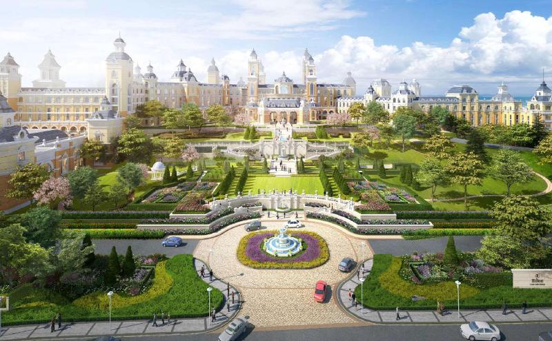 בית מלון כפרי Hilton Dalian Golden Pebble Beach Resort