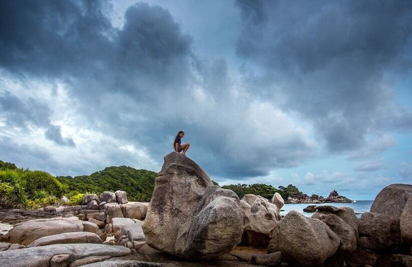 پانسیون Boulder Bay Eco Resort   Nga Khin Nyo Gyee Island