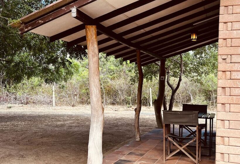 ユースホステル Funky Leopard Safari Lodge Bordering Yala National Park