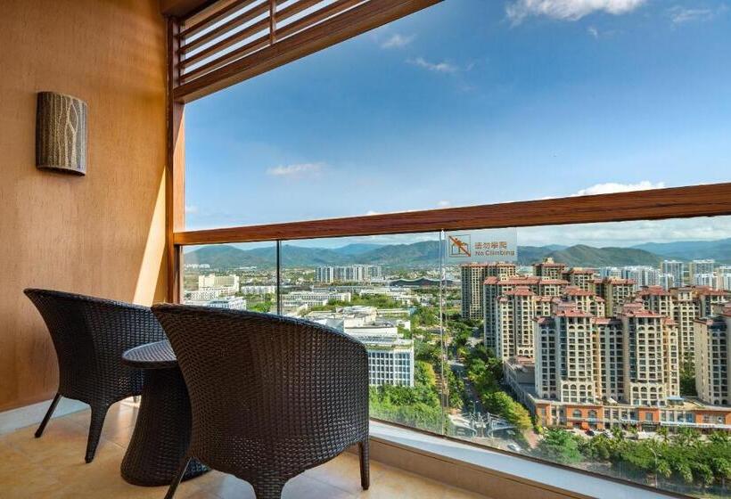 בית מלון כפרי Mangrove Tree Resort World Sanya Bay  Elader Palm Tower