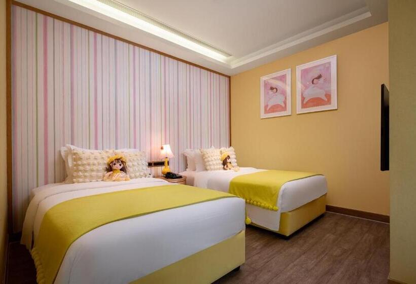 בית מלון כפרי Mangrove Tree Resort World Sanya Bay  Elader Palm Tower