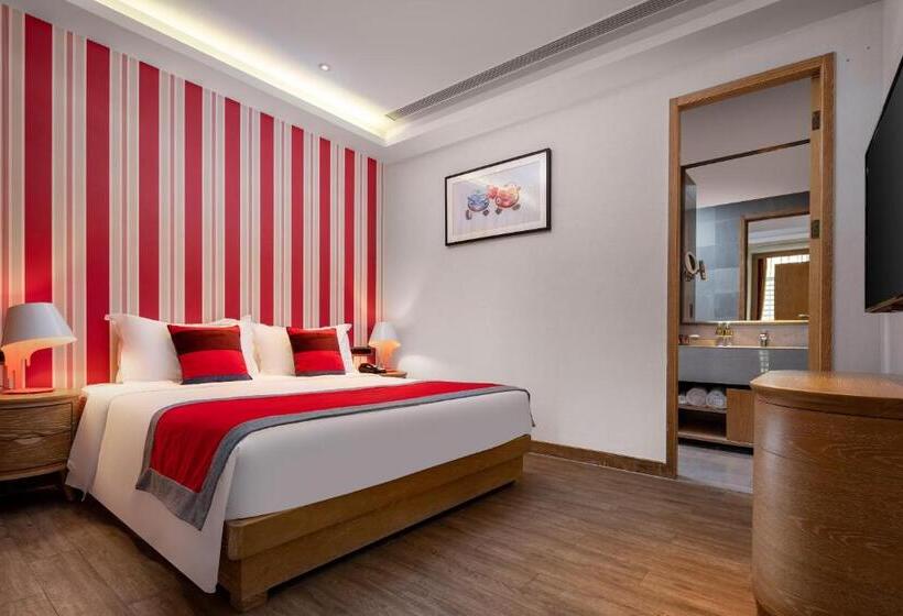 בית מלון כפרי Mangrove Tree Resort World Sanya Bay  Elader Palm Tower