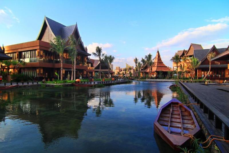 בית מלון כפרי Mangrove Tree Resort World Sanya Bay  Elader Palm Tower