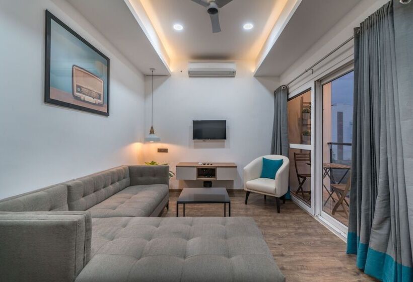 ホテル Skyla Serviced Apartments & Suites Jubilee Hills