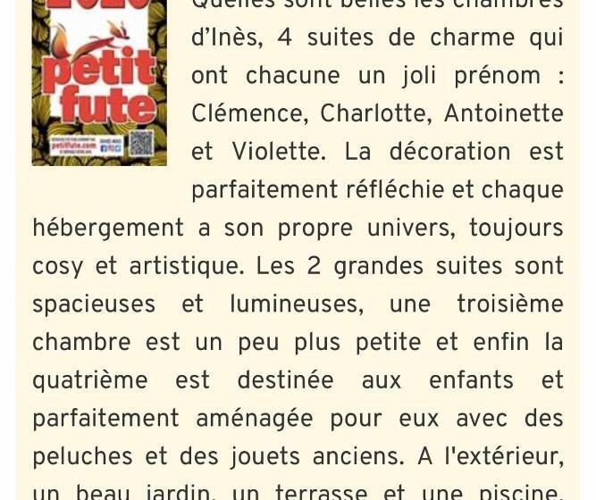 بنسيون La Maison D Inès And Ugolin & Spa