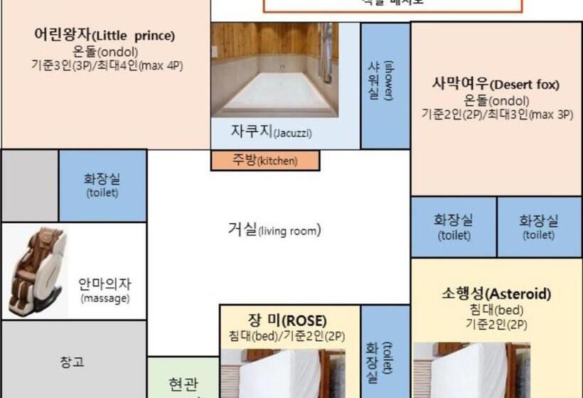 پانسیون Jeonju Hanok Little Prince