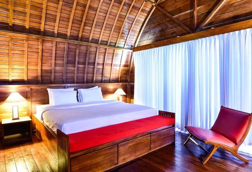 تختخواب و صبحانه The Lumbung Wood Villa