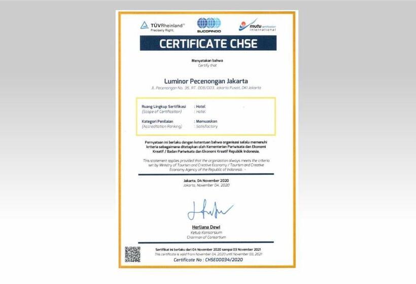 Fotos del hotel Luminor Hotel Pecenongan:  9