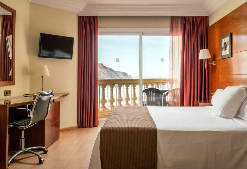 غرفة قياسية مطلّة علي البحر, Hotel Portomagno by Alegria