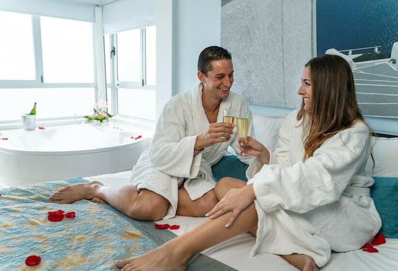 Chambre Standard avec Baignoire Hydromassage Vue Mer, Villa Del Mar