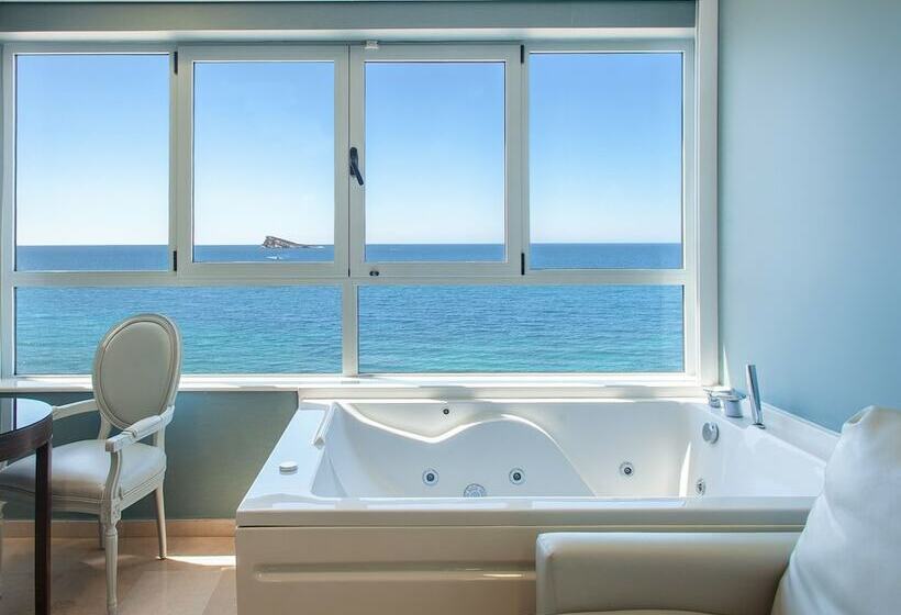 带海景及按摩浴缸标准房间, Villa del Mar