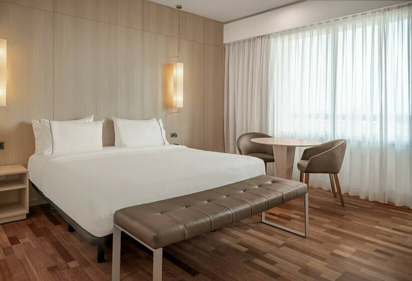 اتاق استاندارد با تخت دوبل و چشم‌انداز دریا, Ac Hotel Málaga Palacio By Marriott