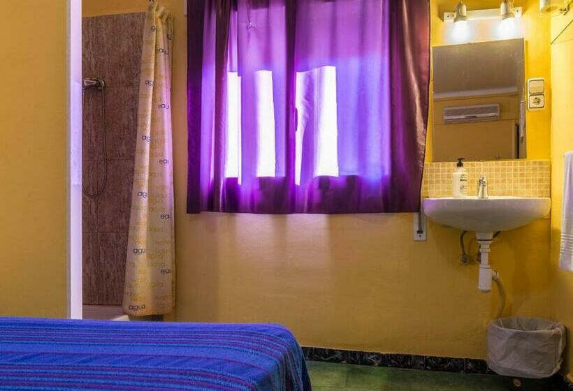 Standard Single Room Shared Bathroom, Hostal Urgell