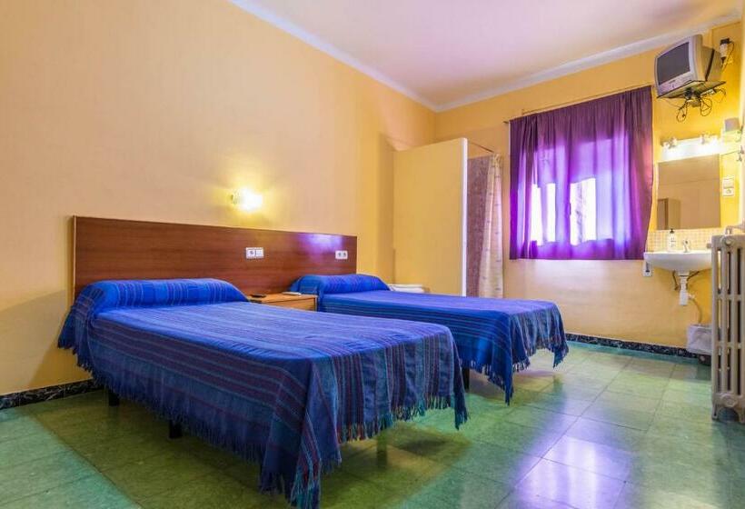 اتاق استاندارد با سرویس بهداشتی مشترک, Hostal Urgell