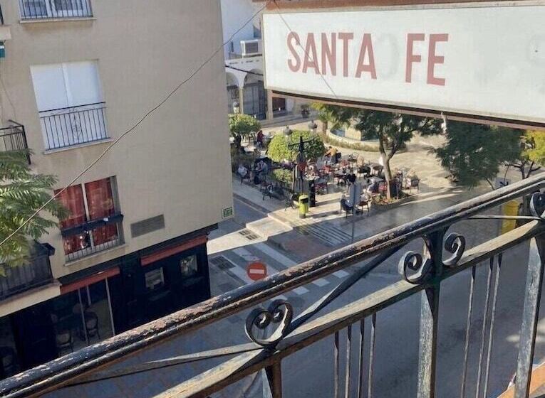 带城市景观的标准间, Pensión Santa Fe