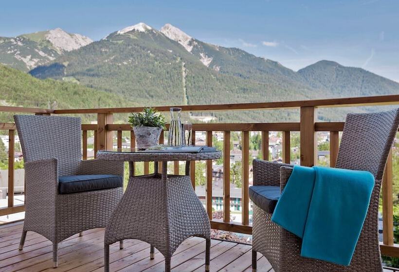 اتاق لوکس با بالکن, Natur & Spa Hotel Lärchenhof