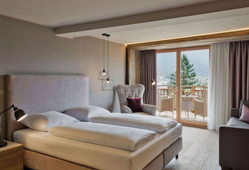 اتاق لوکس با بالکن, Natur & Spa Hotel Lärchenhof