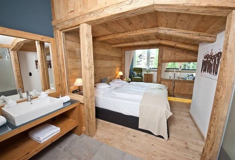 اتاق لوکس با بالکن, Natur & Spa Hotel Lärchenhof