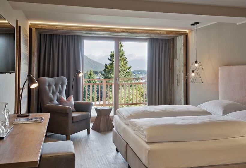 اتاق لوکس با بالکن, Natur & Spa Hotel Lärchenhof
