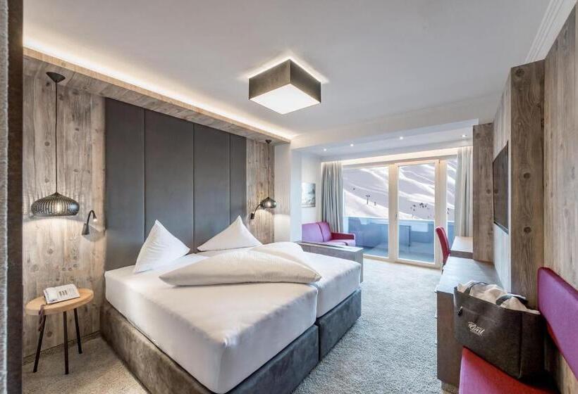 اتاق استاندارد با چشم‌انداز کوهستان, Ski   Golf   Wellness Hotel Riml