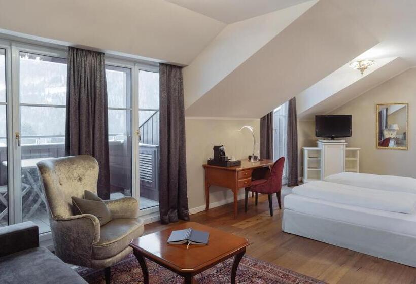 اتاق لوکس با بالکن, Imlauer Hotel Schloss Pichlarn