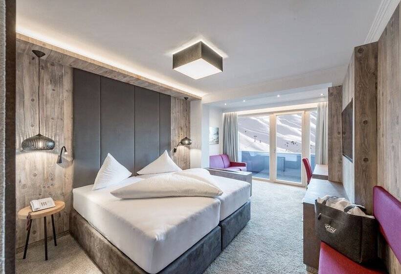 اتاق استاندارد با چشم‌انداز کوهستان, Ski   Golf   Wellness Hotel Riml