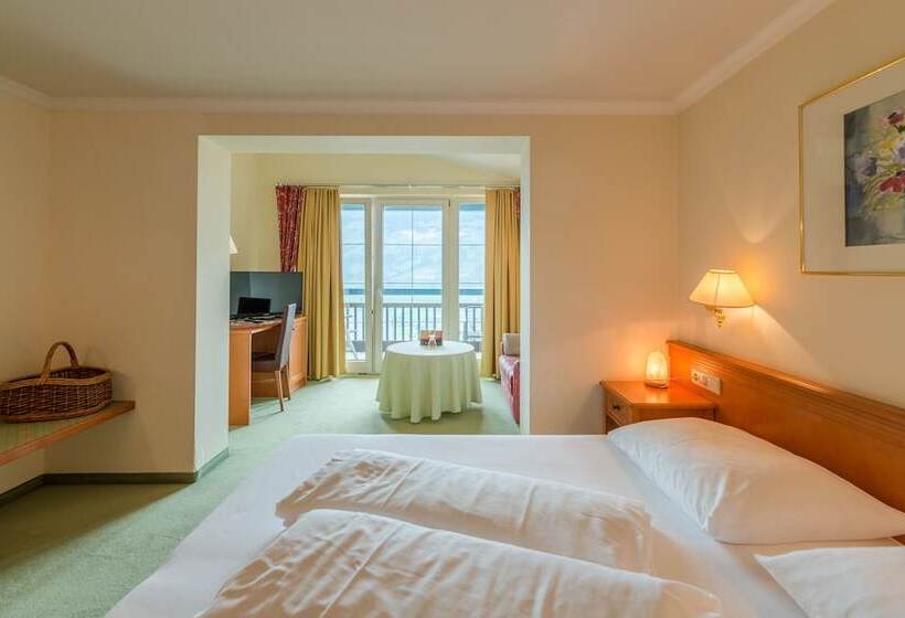 اتاق استاندارد با بالکن, Wohlfühlhotel Schiestl