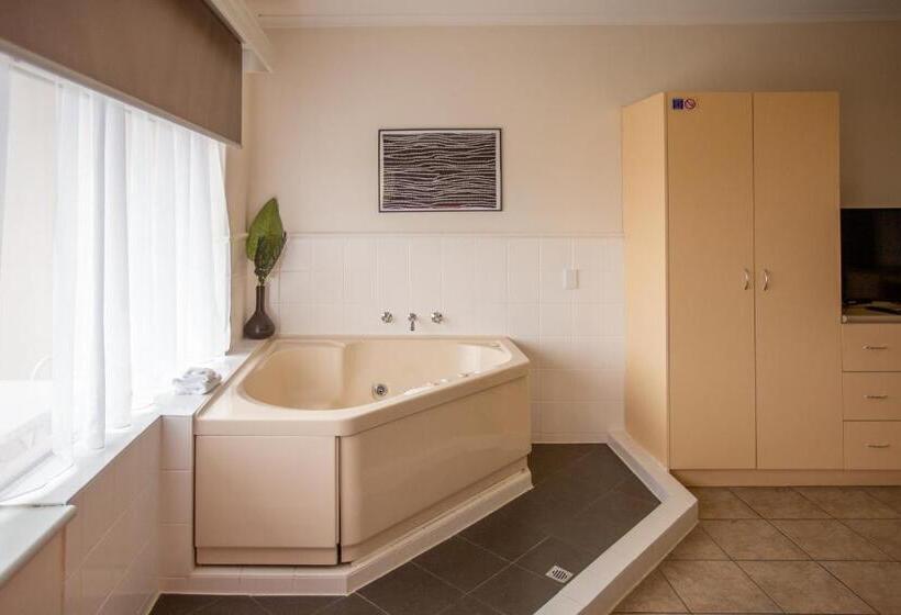 اتاق لوکس با وان آب گرم, Lakeview Motel And Apartments