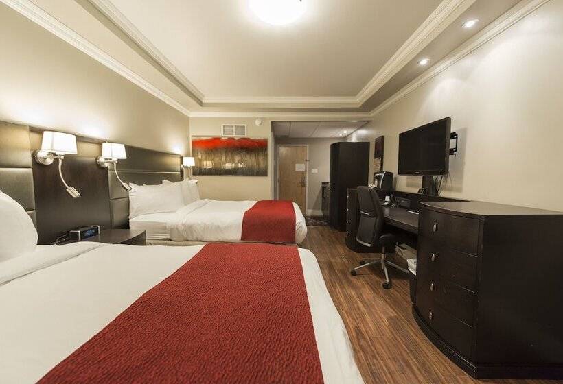 Standard Room 2 Double Beds, & Suites Le Dauphin Drummondville