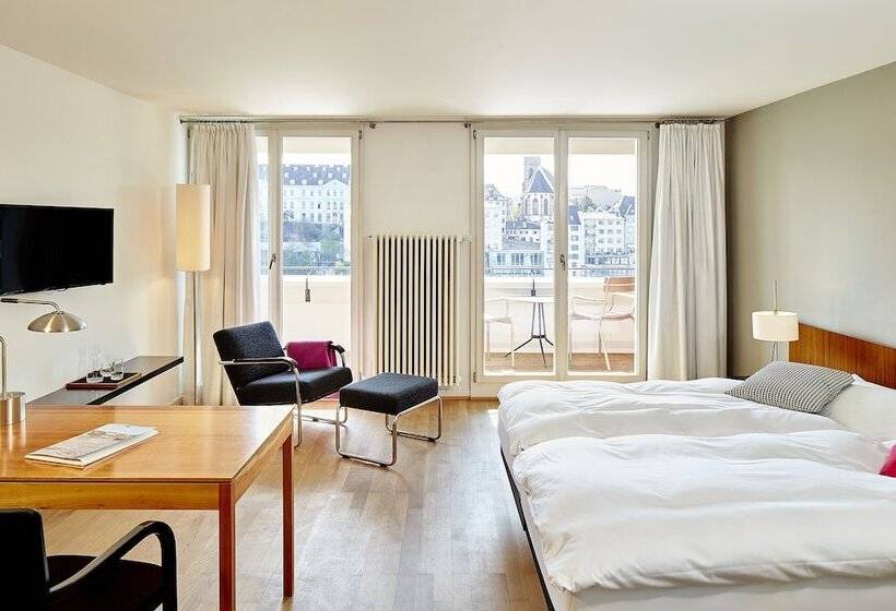 غرفة قياسية مطلّة علي النهر, Krafft Basel