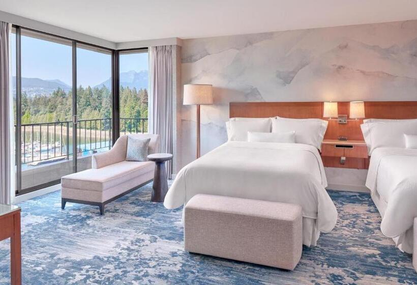 اتاق دلوکس با تخت کینگ و چشم‌انداز, The Westin Bayshore, Vancouver