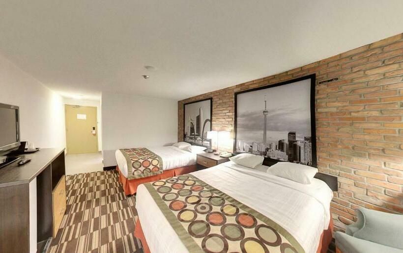 اتاق استاندارد با 2 تخت دوبل, Super 8 By Wyndham Sudbury On