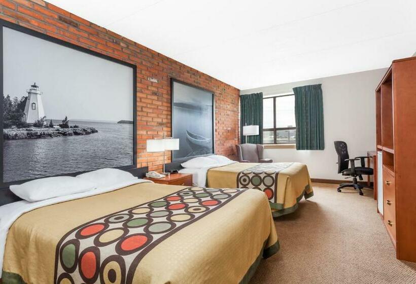 اتاق استاندارد با 2 تخت دوبل, Super 8 By Wyndham Sudbury On