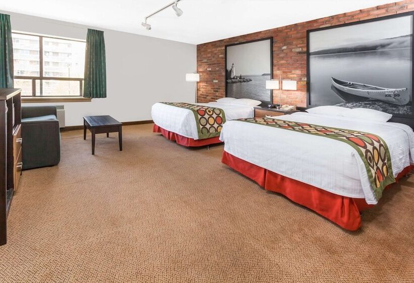 اتاق استاندارد با تخت دوبل, Super 8 By Wyndham Sudbury On