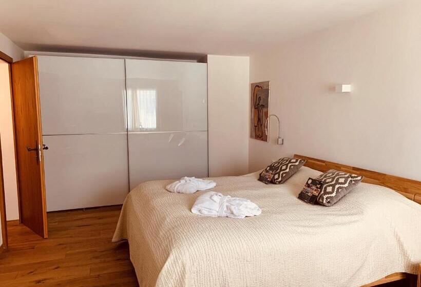 آپارتمان 1 خوابه با بالکن, Albana Hotel Silvaplana