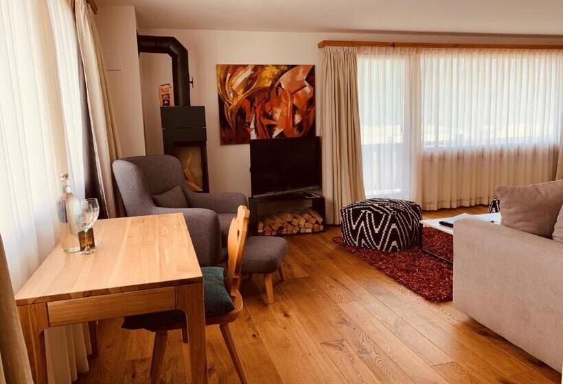 آپارتمان 1 خوابه با بالکن, Albana Hotel Silvaplana