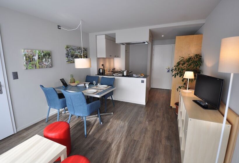 2 Schlafzimmer Apartment mit Terrasse, Aparthotel Goldey