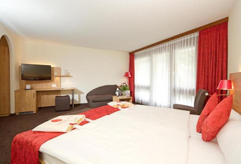 발코니 수피리어 룸, Central Sporthotel Davos