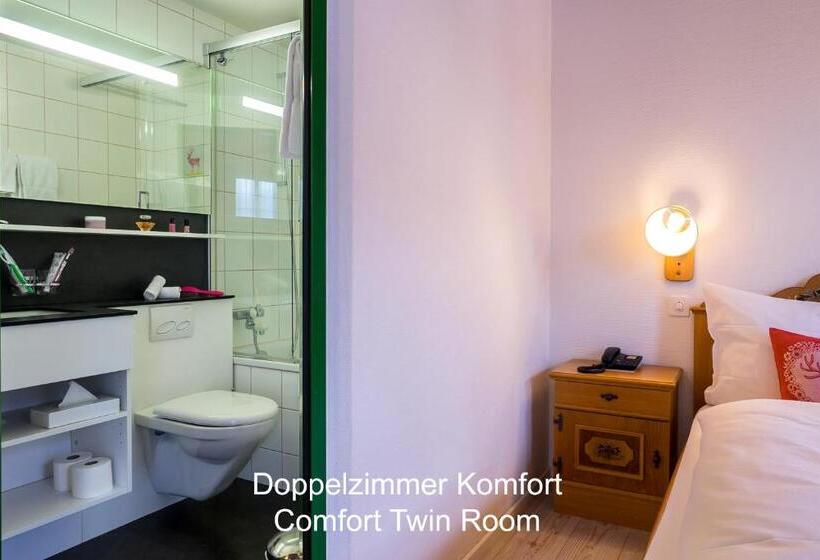 Comfort room with mountain view, Hirschen   Grindelwald