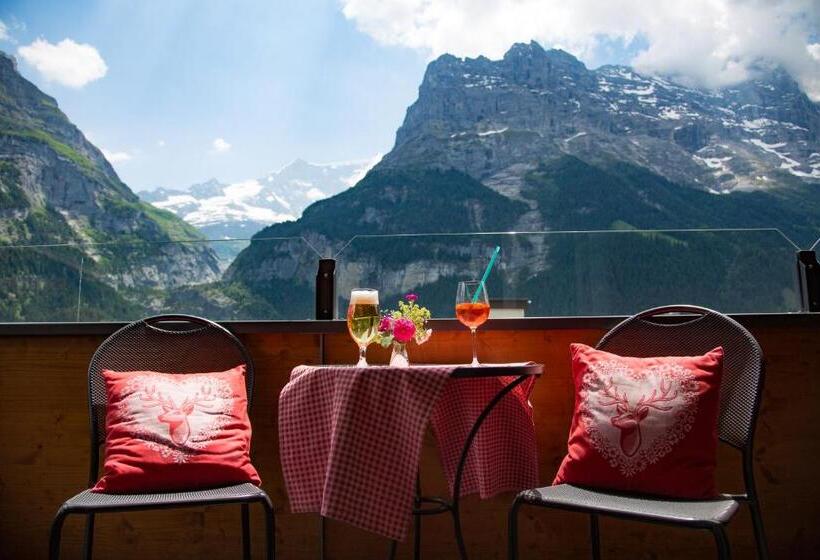山の見えるスーペリアルーム, Hirschen   Grindelwald