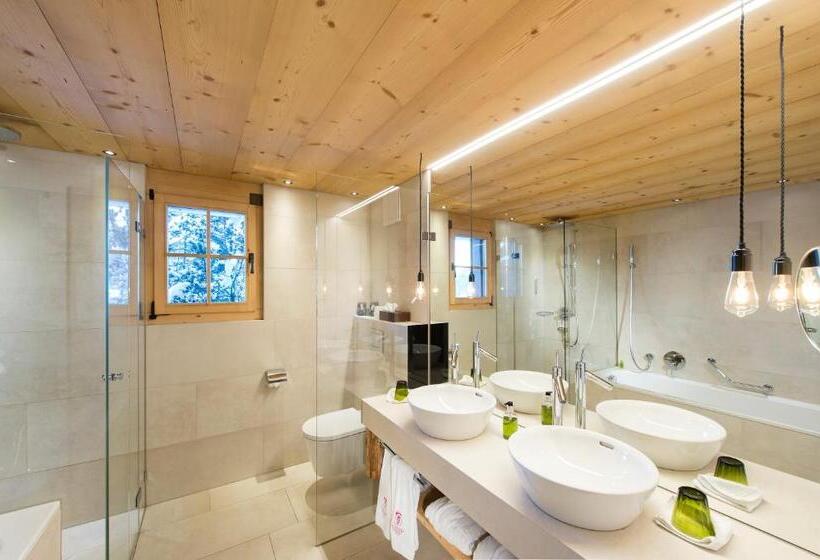싱글 디럭스 룸, Le Grand Chalet Gstaad